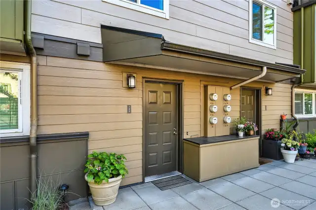 Welcome home to unit #C126. Plenty of room for potted plants and porch decor!