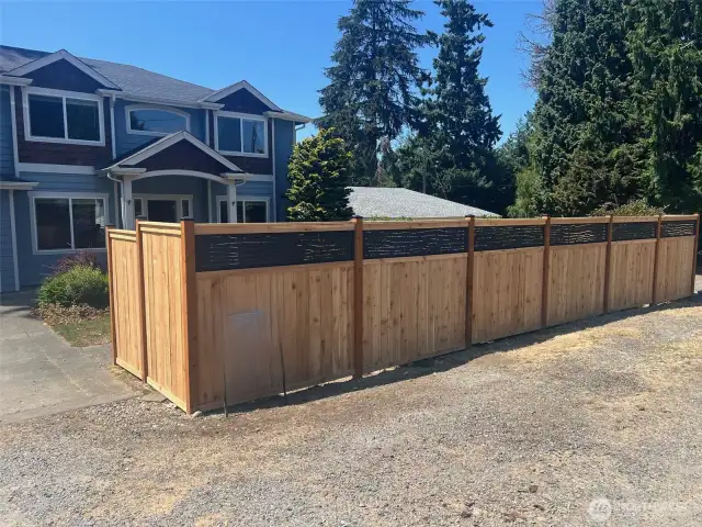 Decorative Privacy Fence