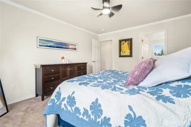 Primary bedroom suite.