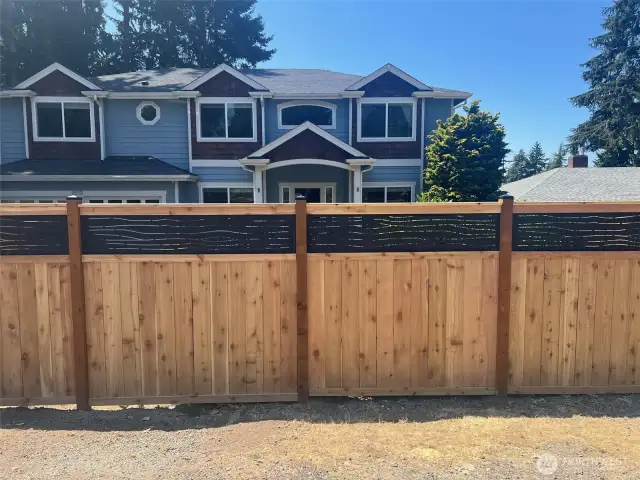 Decorative Privacy Fence