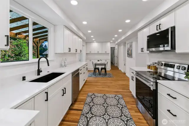 All new appliances + storage galore