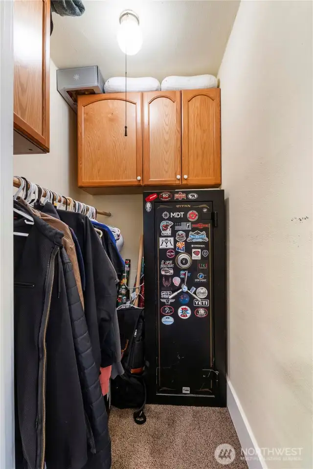 Primary closet