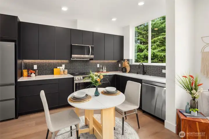 Photo from model home with similar floor plan