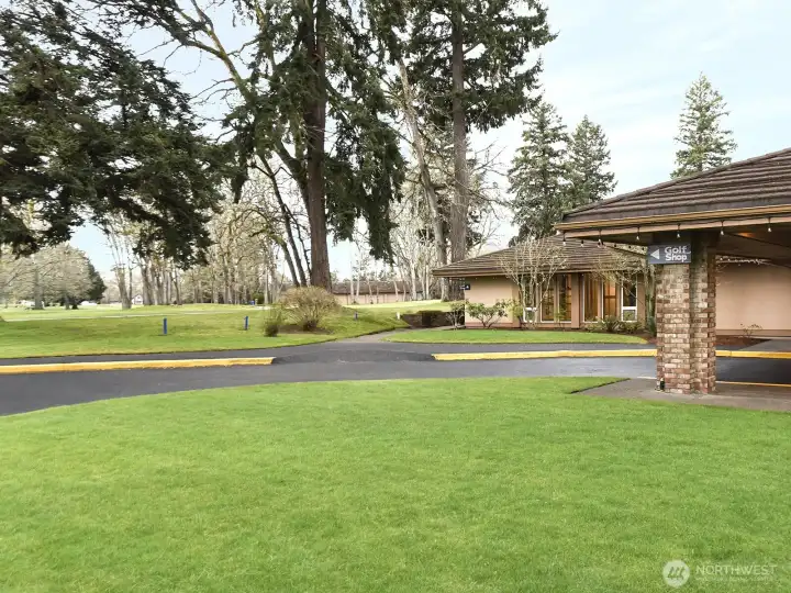 Close to the Golf course.