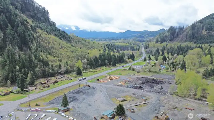 Hwy 12 coming in from the West