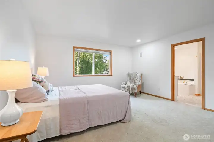 Primary Bedroom located on the Main Floor
