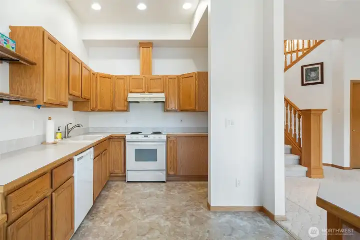 Lower Level Kitchen. Everything but a Fridge!