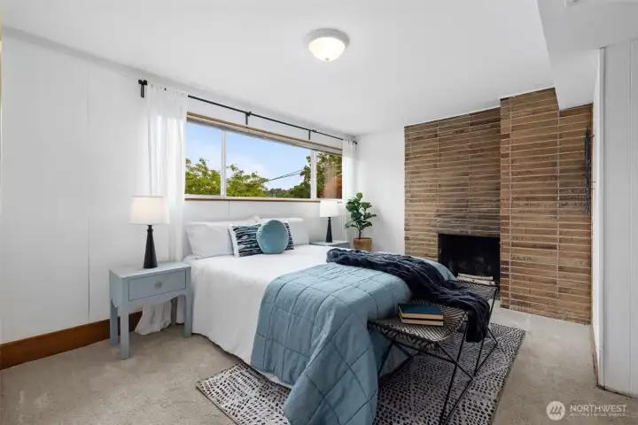 Lower level bedroom.