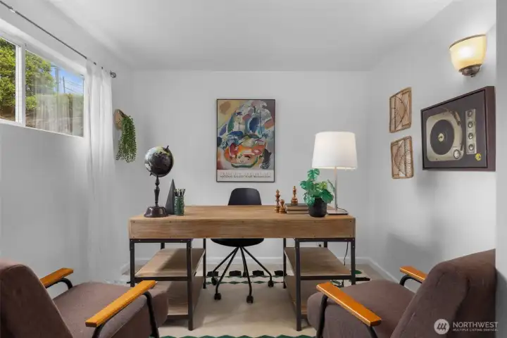 Lower level den/Office.