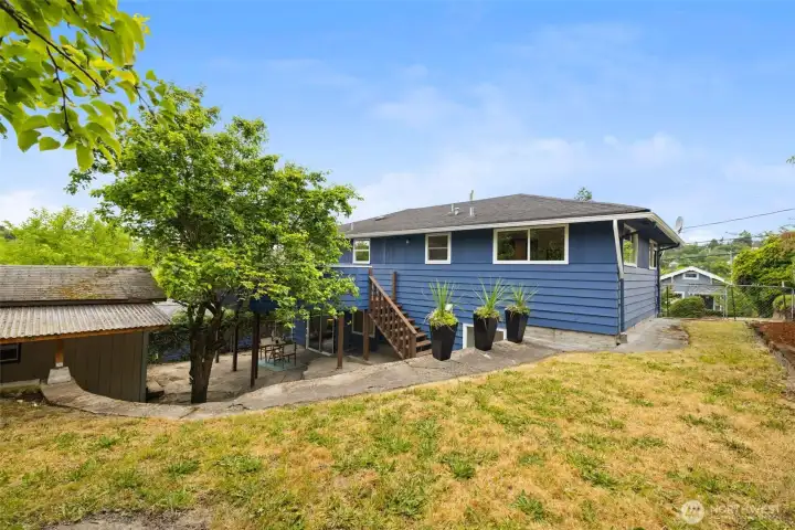 Large backyard!