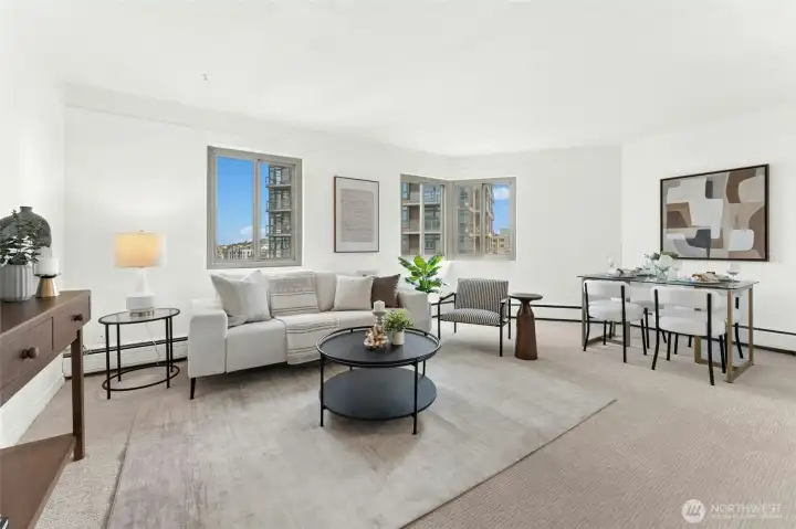 Spacious Living Room