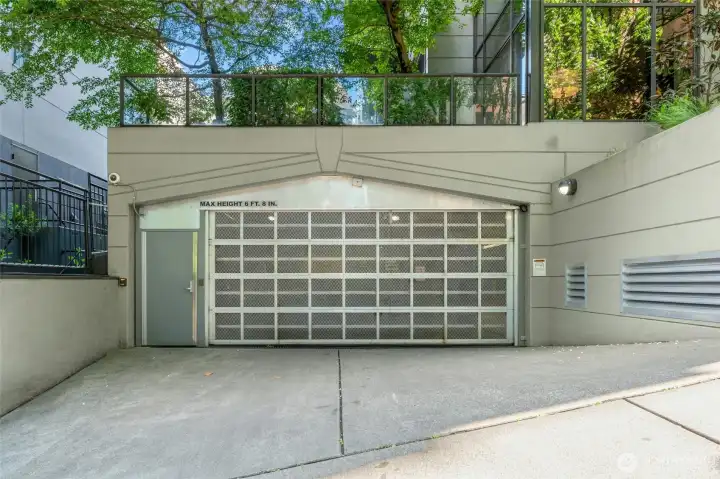 Secure underground parking in neighboring Meridan Condo.