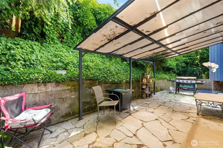 Covered back patio