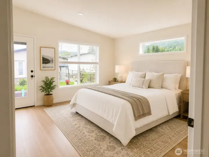 Primary Bedroom *AI Staging* Primary Bedroom *AI Staging*