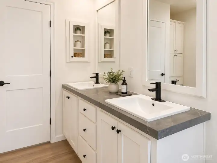 Primary Bathroom *AI Staging* Primary Bathroom *AI Staging*