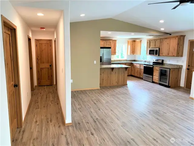 Previous home, no accent walls in this home