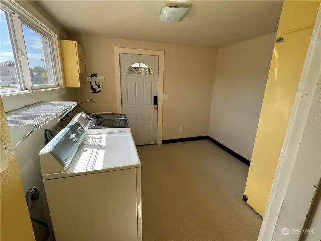 Spacious utility room