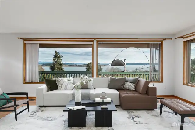 Virtual Staging of Living Room