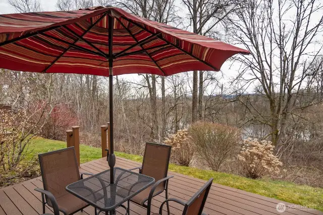 Watch seasons change from private deck