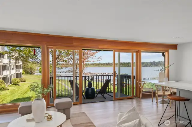 Slide open the doors and let the fresh breeze roll in, as birdsong fills the air and nature comes alive right before your eyes.