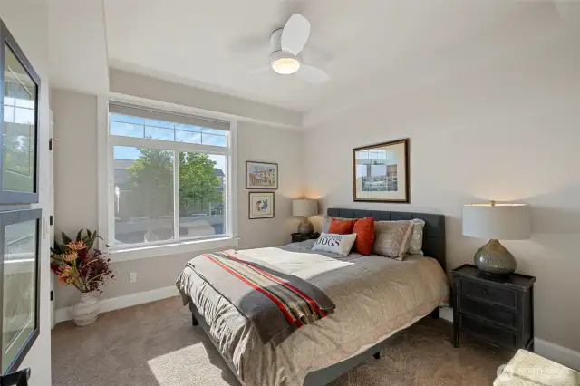Guest room on the main level.