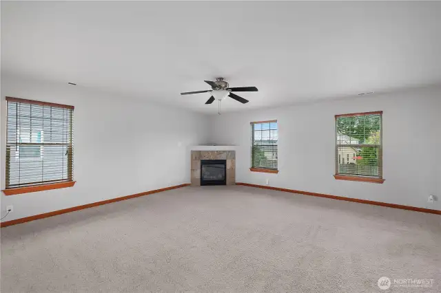 Primary with fireplace