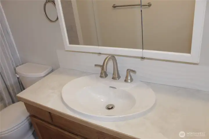 Main bathroom upstairs.