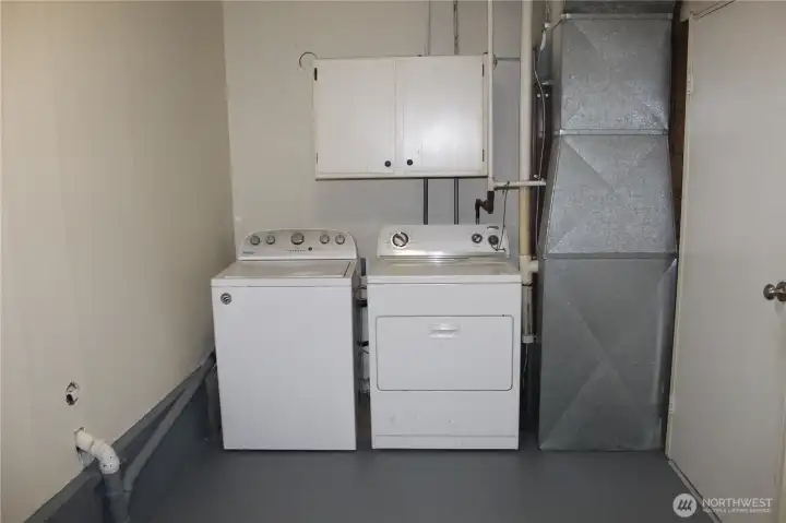 Utility room downstairs.