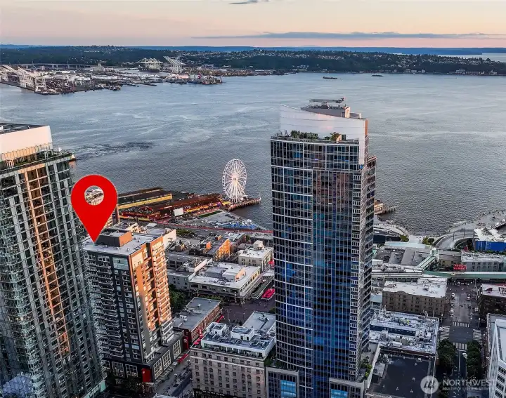 PENTHOUSE 25rh floor large 1bd -near 800 sqft