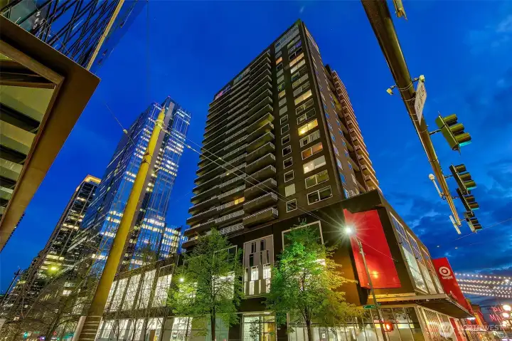 steel and concrete building