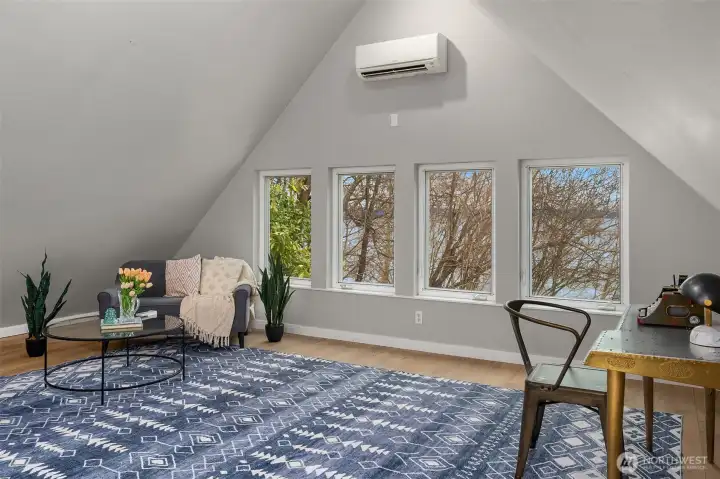 Multi-function bedroom.