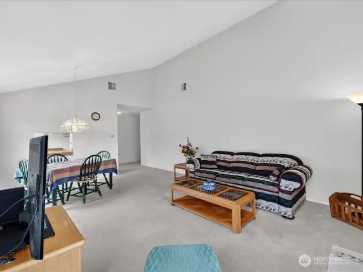 Looking toward the hallway for the entry and the 2 beds and baths. Looking toward the hallway for the entry and the 2 beds and baths.