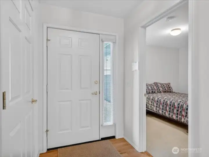 There is a 2nd bedroom off the front entry also. There is a 2nd bedroom off the front entry also.