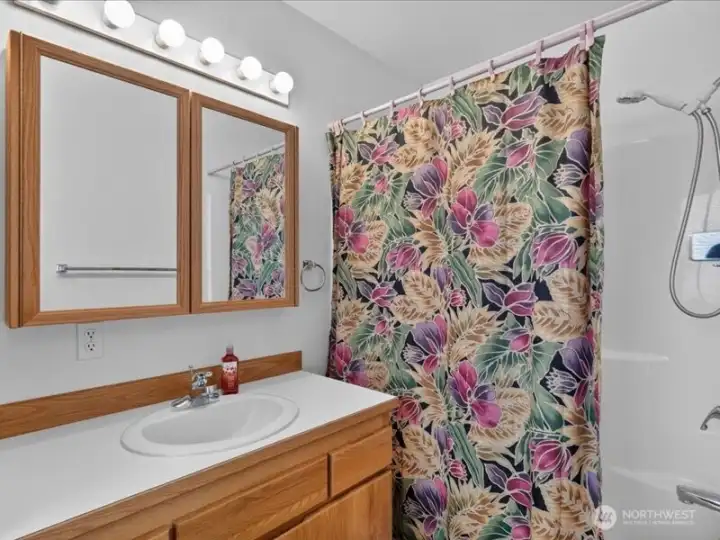 The primary bath is a full bath and it is like new...as is the rest of the condominium. The primary bath is a full bath and it is like new...as is the rest of the condominium.