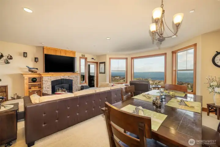 Incredible views from the spacious great room!