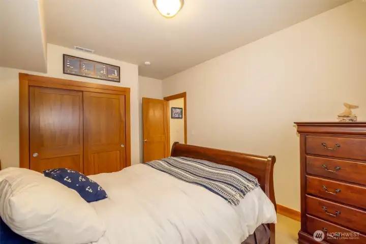 Guest bedroom and closet