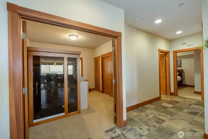 3rd bedroom or office/den has a sauna!