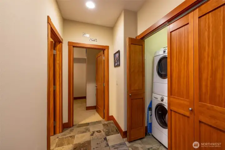 In unit washer and dryer