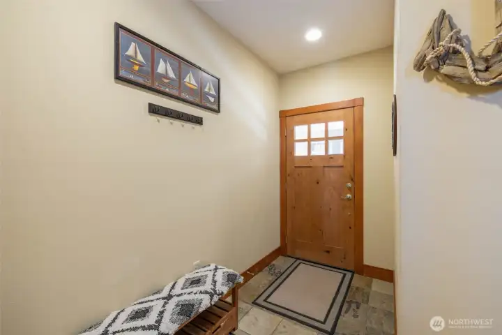 Beautiful solid wood entry door