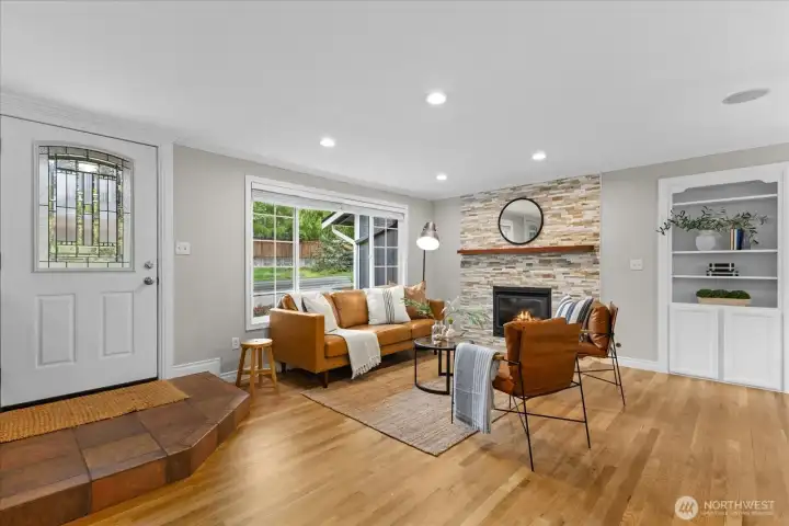 Living Room- Refinished Floors