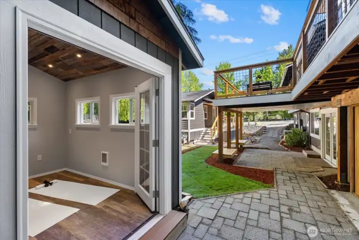 Backyard with Flex Office/Studio