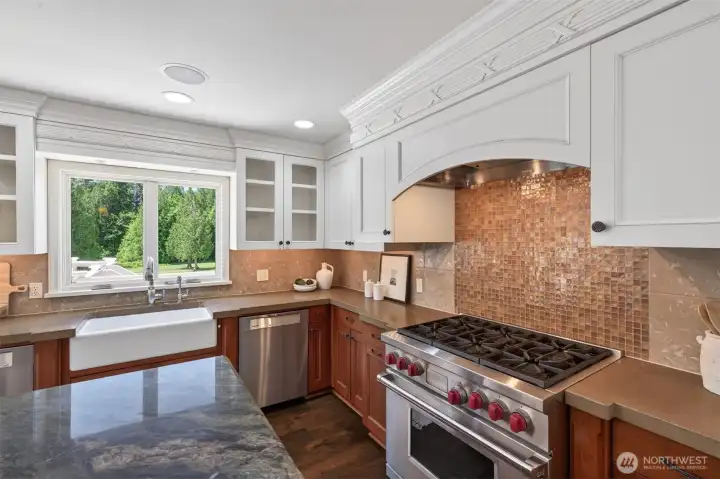 Stunning golf course views from the heart of the home.