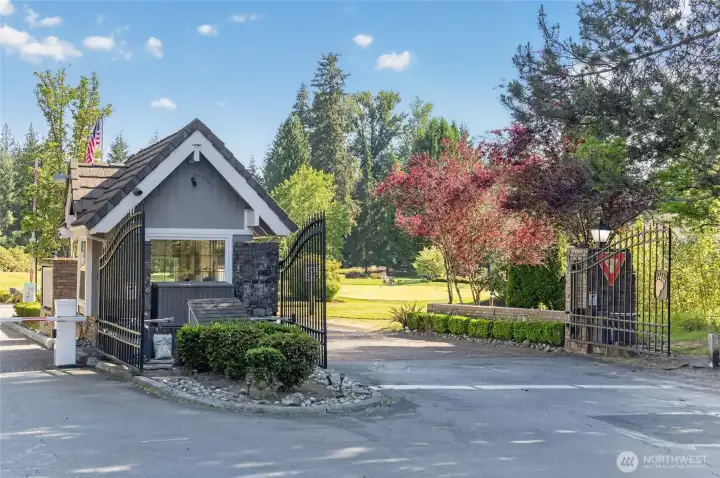 Gated entry with friendly staff