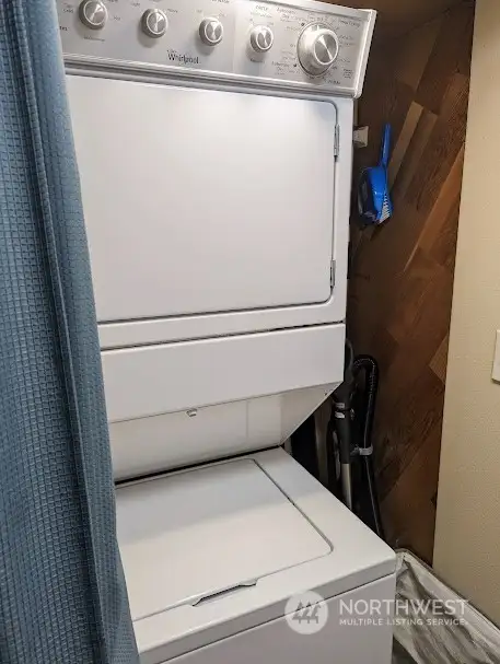 Stacked Washer/Dryer.
