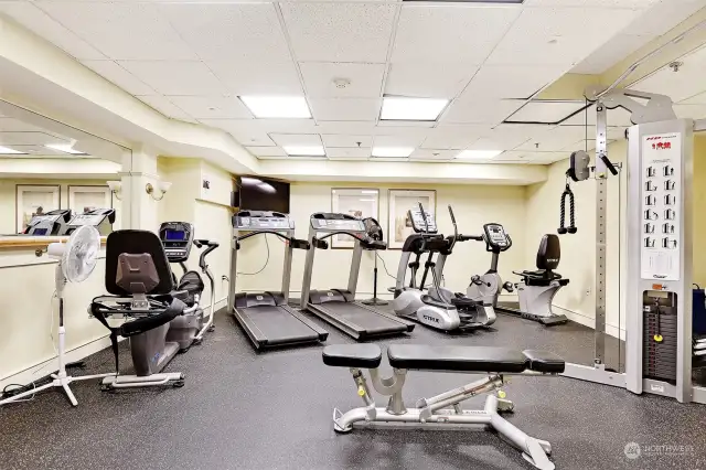 The gym can be found on floor 2.