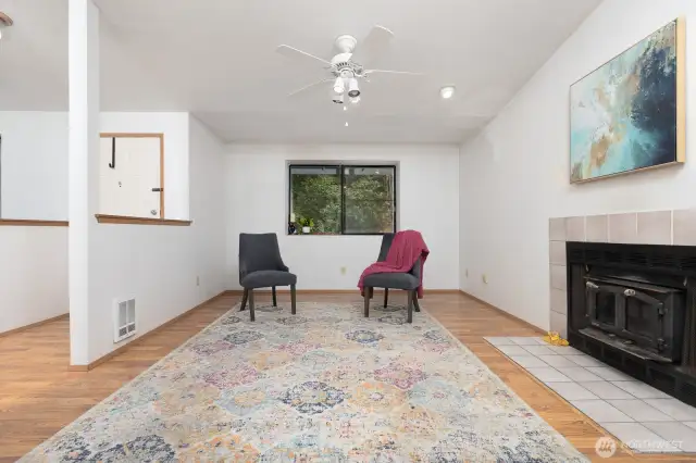 Great space in living room on main floor