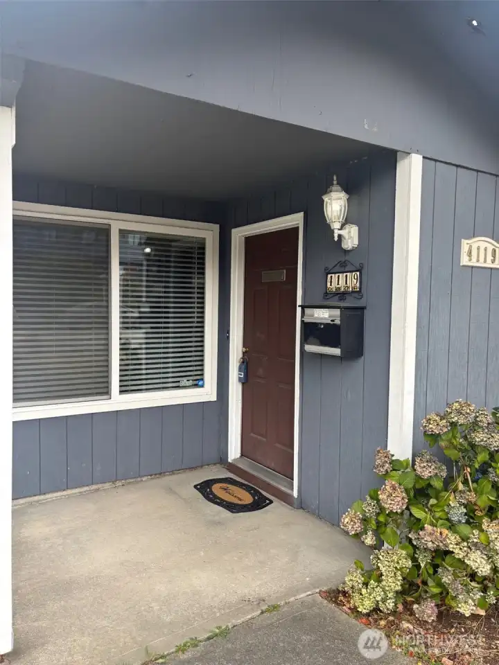 Covered Front Entry