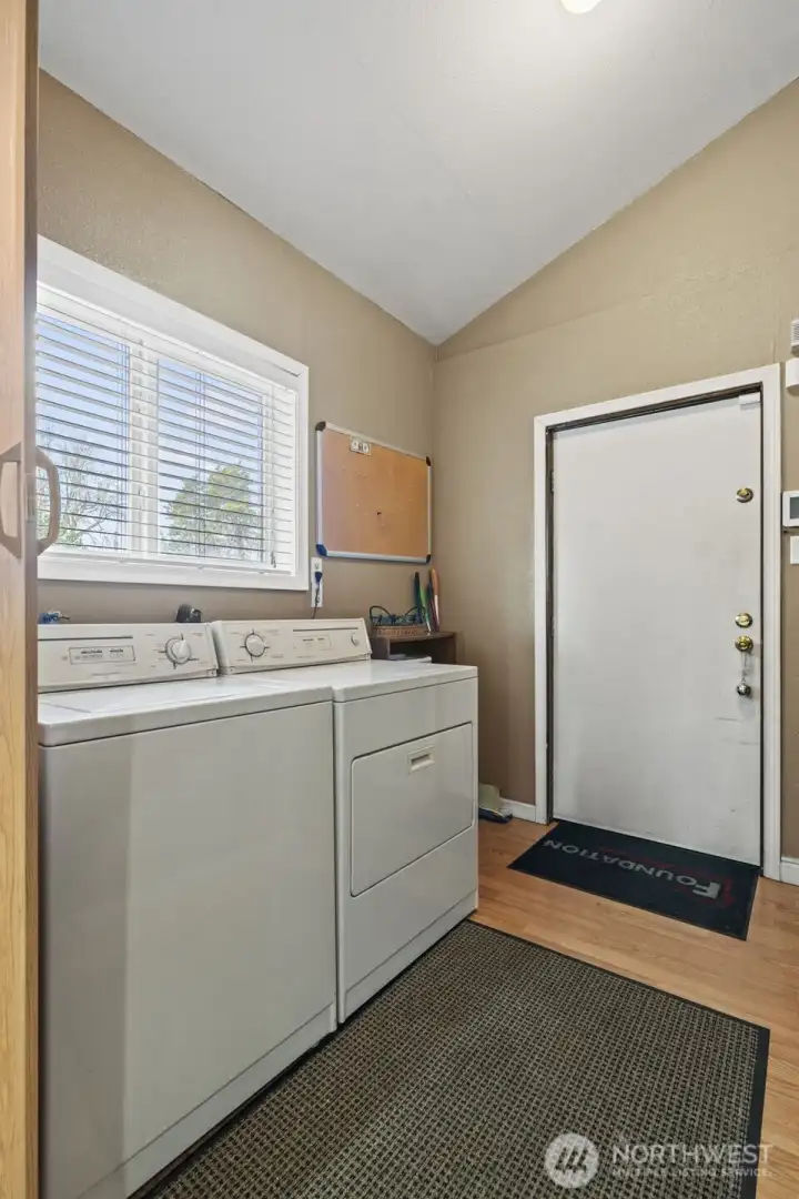 Laundry Area Off Kitchen