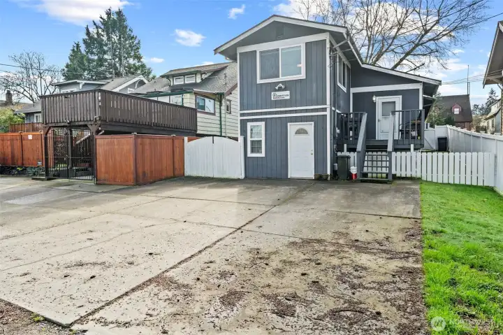 Rear of Building with Alley Access