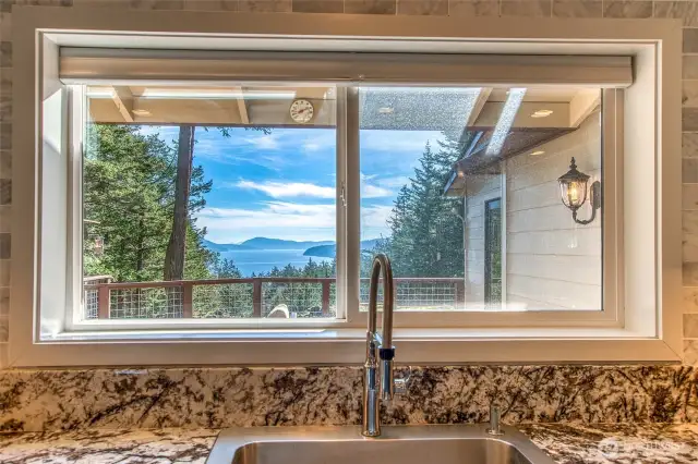This is not a picture...this is the view from the kitchen sink